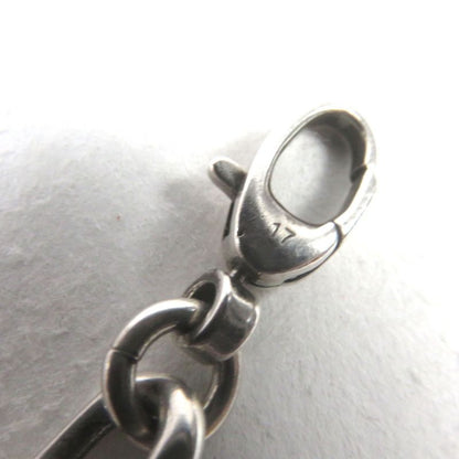 Gucci 620798 Ag925 Interlocking G Aged Clasp Closure Bracelet Silver With 17