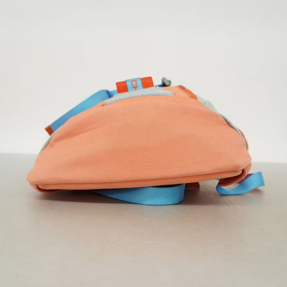 Chanel Backpack Daypack Sport Nylon Blue Red Silver Hardware Women