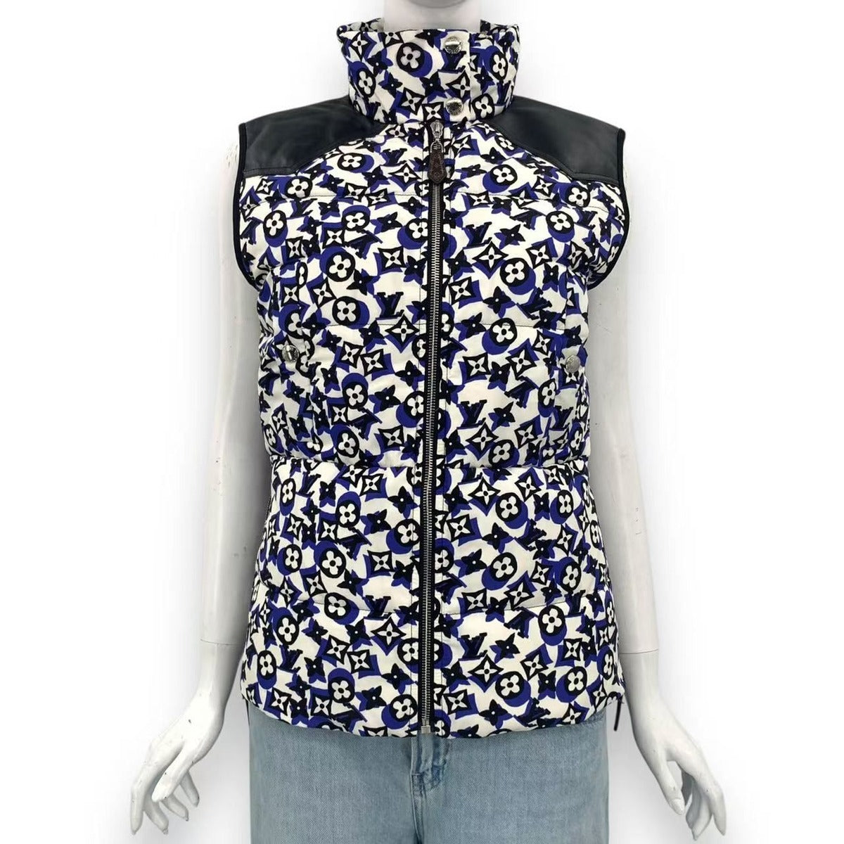 Louis Vuitton Down Vest Monogram Blue — view 2
