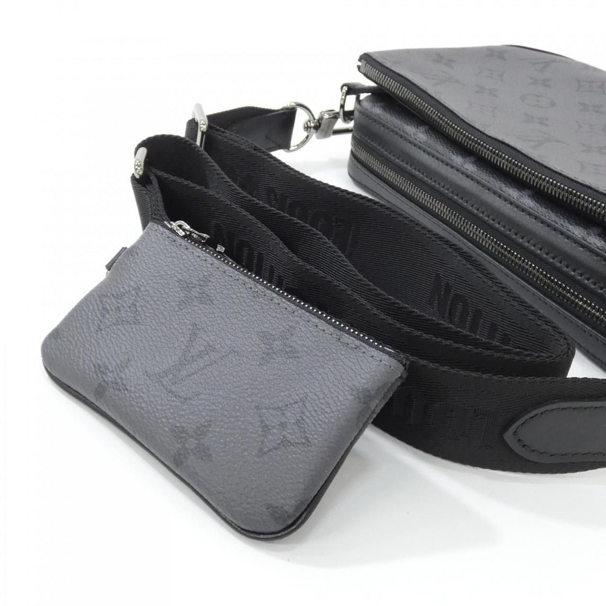 Louis Vuitton Monogram Eclipse Reverse Trio Shoulder Bag — view 4