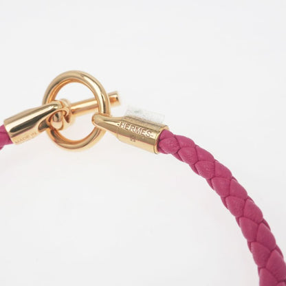 Hermes Grennan Bracelet Rose Mexico Gold Hardware Bangle Accessories -