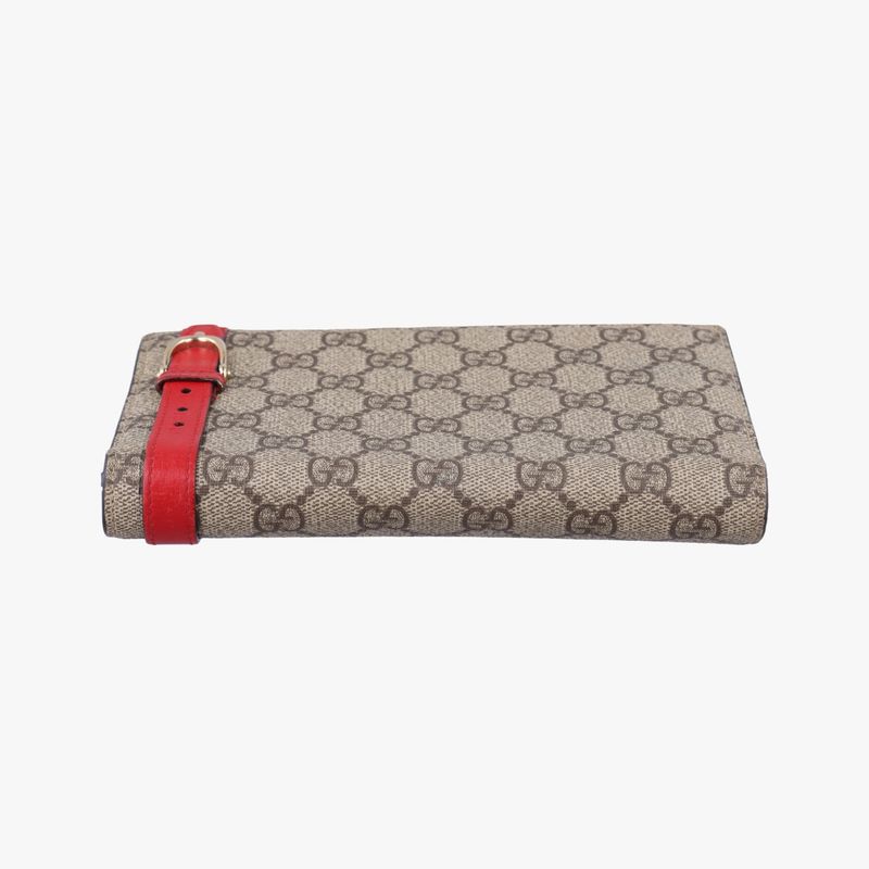 Guccigg Supreme Beige And Red PVC Coated Canvas 354086
