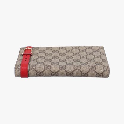 Guccigg Supreme Beige And Red PVC Coated Canvas 354086