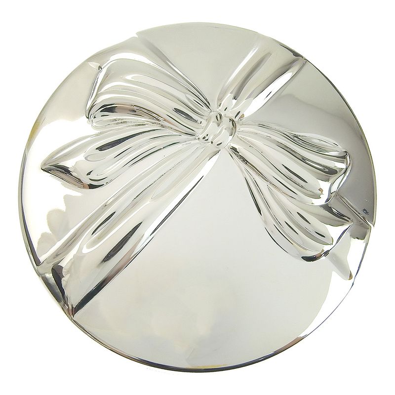 Tiffany & Co Mirror Silver Ribbon Motif Women's Hand Mirror Compact