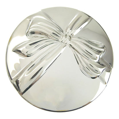 Tiffany & Co Mirror Silver Ribbon Motif Women's Hand Mirror Compact