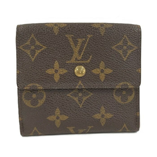 Louis Vuitton Porte Monet Vieux Carte Cles Di Trifold Wallet Monogram Brown