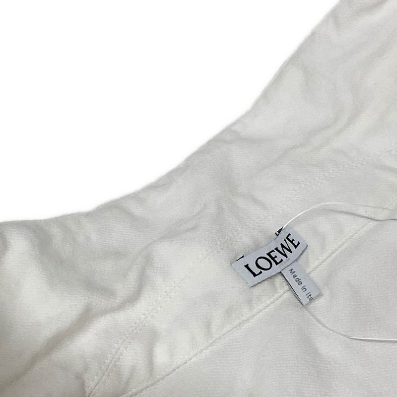 Loewe Short Sleeve Shirt Size 34 S Women - S359y13x53 White Cotton