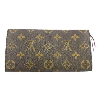 Louis Vuitton M60697 Monogram Fuchsia Portefeuille Emilie Long Wallet Louis