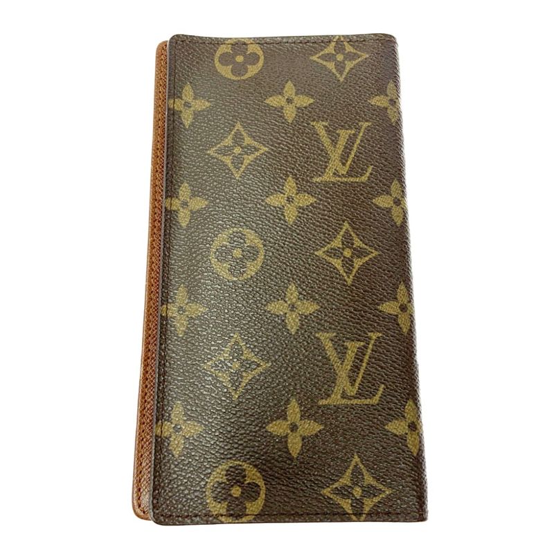 Louis Vuitton M60825 Monogram PVC Porte Cles Di Brown 403703 Long Wallet