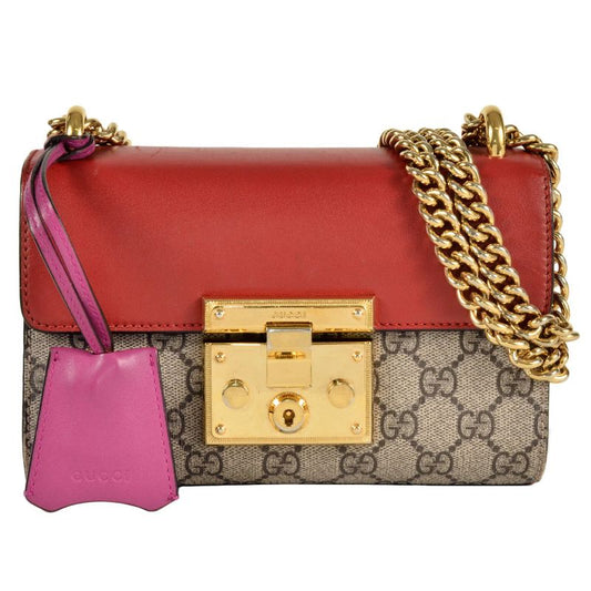 Gucci Padlock GG Small Shoulder Bag GG Supreme Canvas 409487