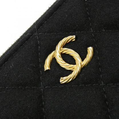Chanel Pouch Wool Black — view 5