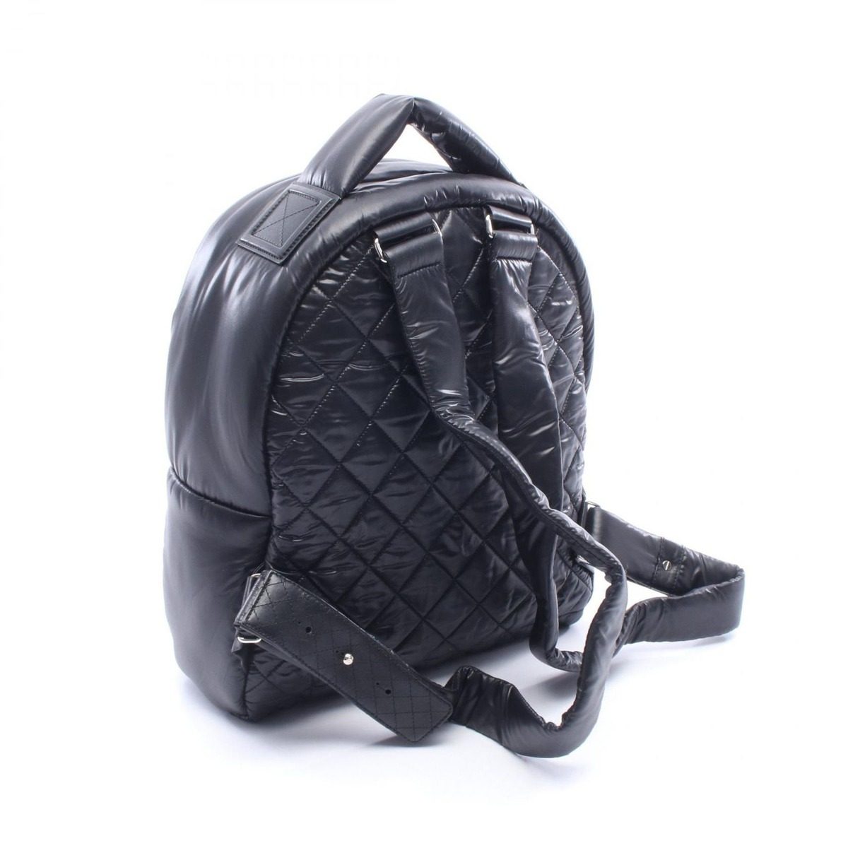 Chanel Backpack Coco Cocoon Black Nylon Leather — view 2