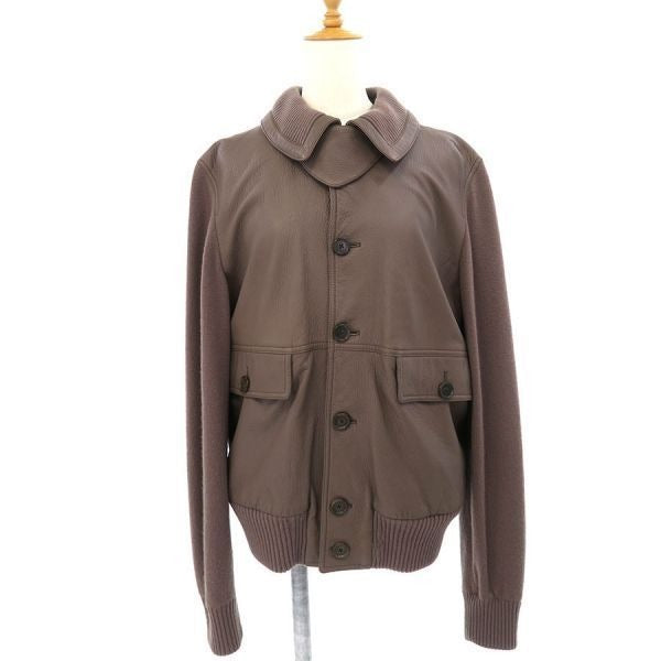 Bottega Veneta Leather Blouse Jacket