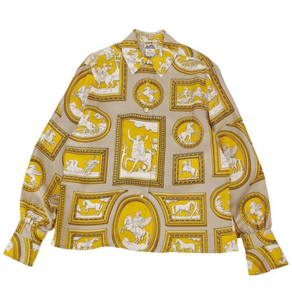 Hermes Shirt Blouse Long Sleeve Vintage