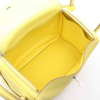 Hermes Shoulder Bag Lindy 26 Limoncello Leather — view 3