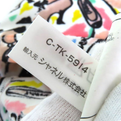 CHANEL Vintage P95 Po5010 Coco Mark Logo Pumps Total Pattern Crewneck Cropped