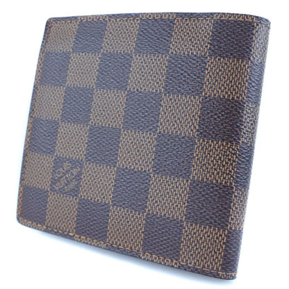 Louis Vuitton Portefeuille Marco N61675 Damier Canvas Brown Ca0089 Men's