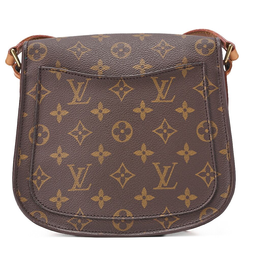 Louis Vuitton Monogram Mini Saint-cloud M51244 Shoulder Bag Brown (gold