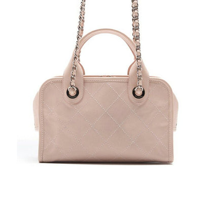 Chanel Matelasse Coco Mark 2WAY Handbag Caviar Skin Pink With Silver Hardware