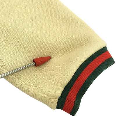 Gucci | Sherry Line Reversible Cardigan | XS | Beige Red Green | Women's