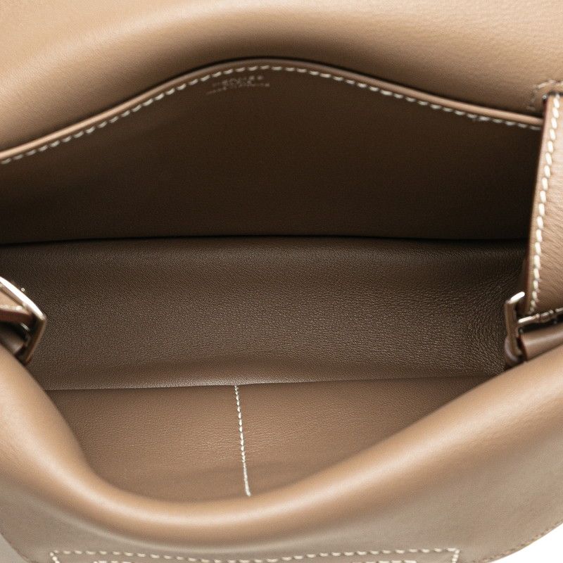 Hermes Arsan Mini Handbag Shoulder Bag 2WAY Etoupes Swift Women Hermes