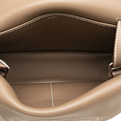 Hermes Arsan Mini Handbag Shoulder Bag 2WAY Etoupes Swift Women Hermes