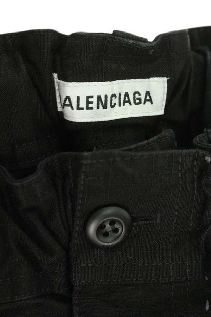 Balenciaga 680307 Tkp27 Ripstop Cargo Skirt Men's 38