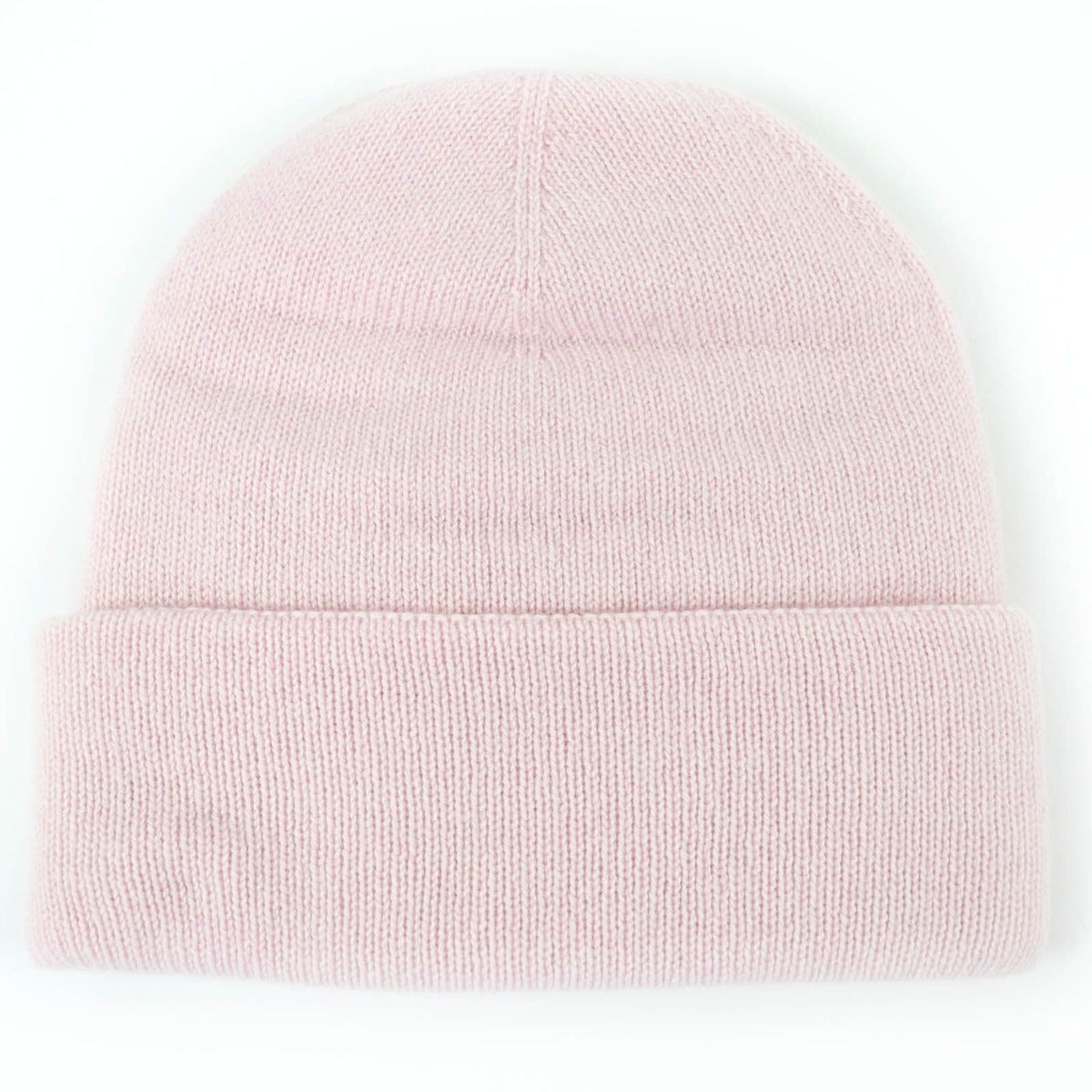 Chanel Cashmere CC Logo Heart Rhinestone Knit Cap Pink — view 3