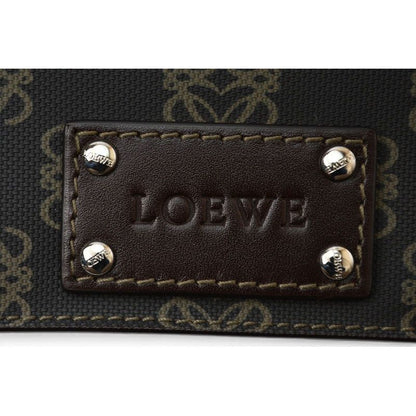 Loewe Card Case Coin Leather Anagram Brown — view 4