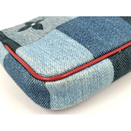Louis Vuitton Micro Pochette Accessoire Pouch Monogram Denim Multicolor — view 3