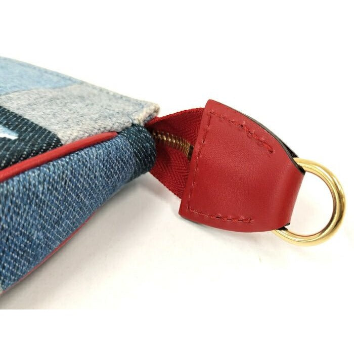 Louis Vuitton Micro Pochette Accessoire Pouch Monogram Denim Multicolor — view 5