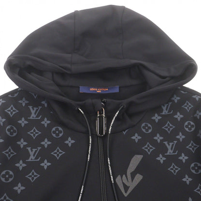 Louis Vuitton Hybrid Zip Sle Monogram Hoodie Black M — view 2