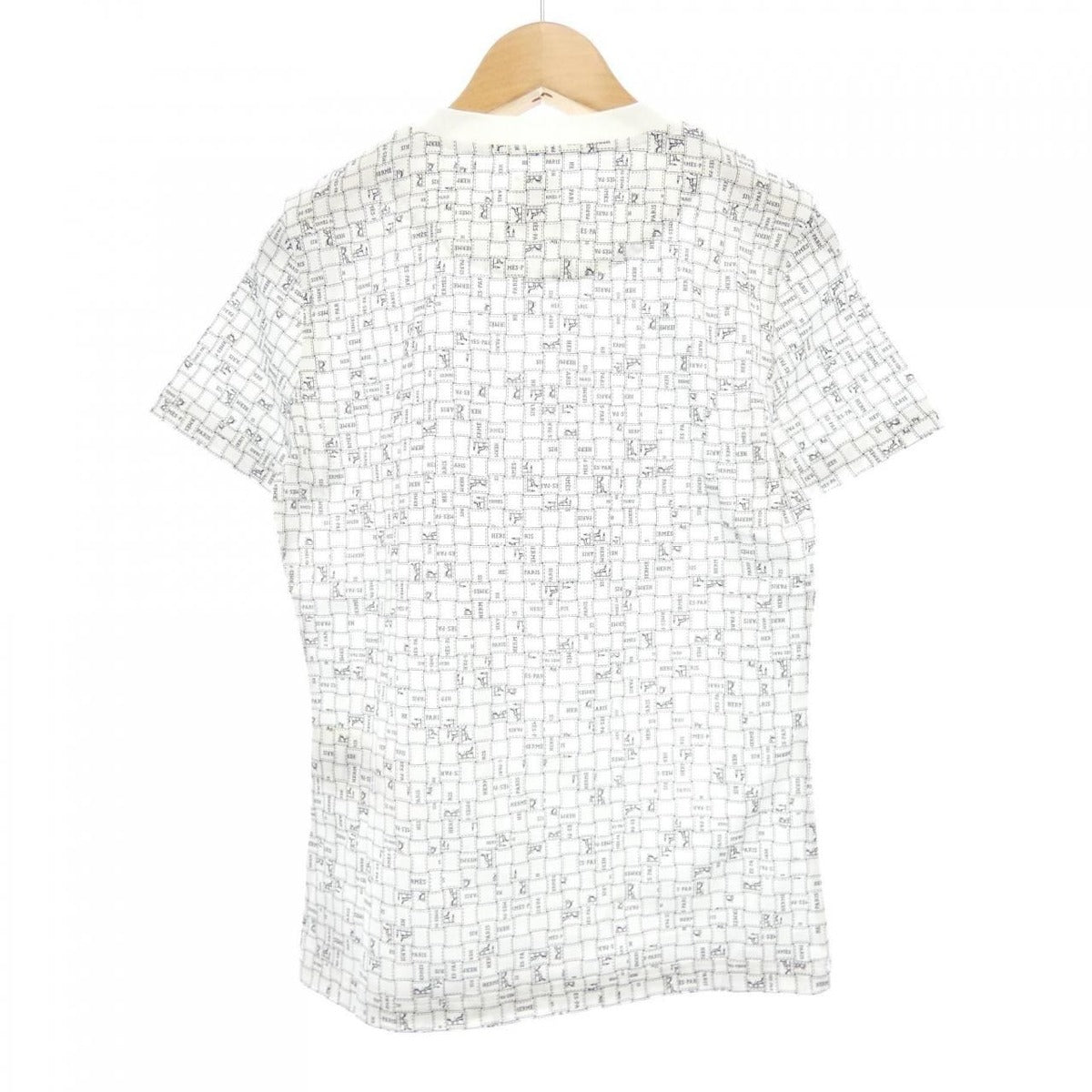 Hermes Bolduc AU Carre Check T-Shirt — view 2