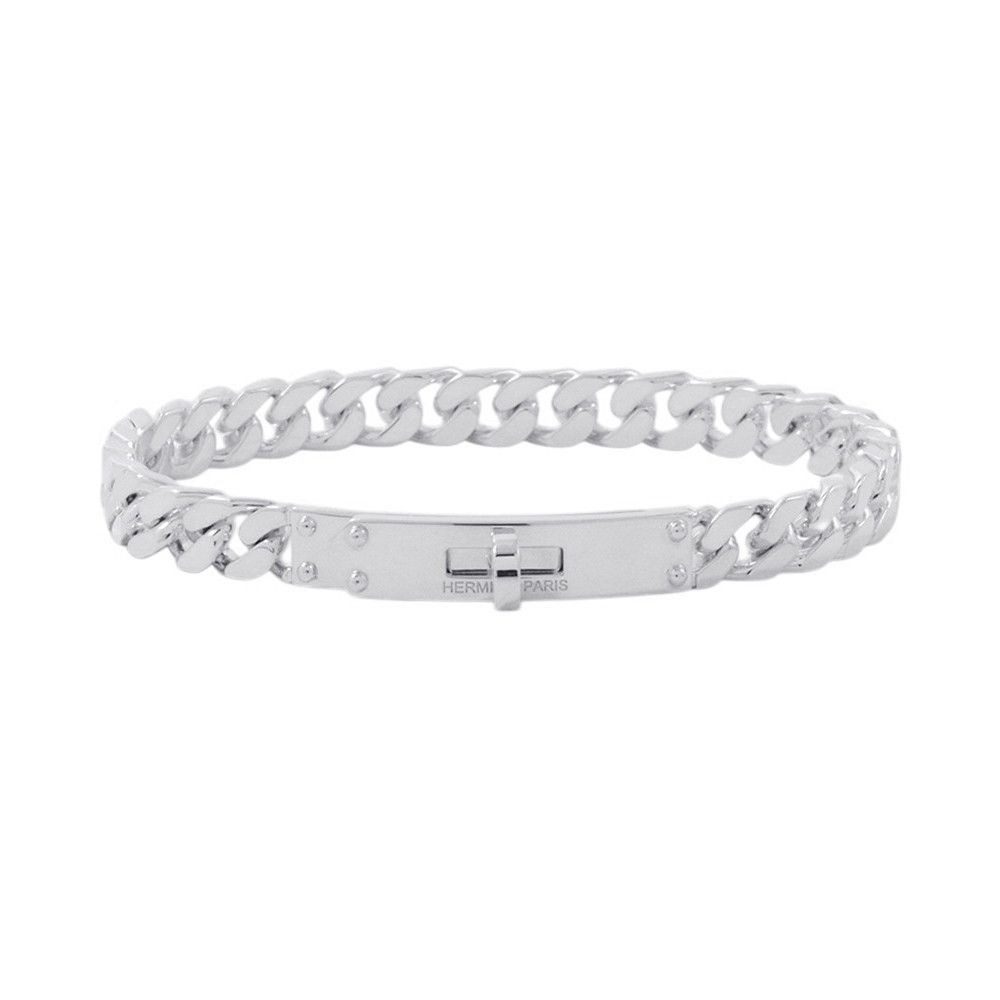 Hermes Bracelet Kelly Gourmet TPM Silver