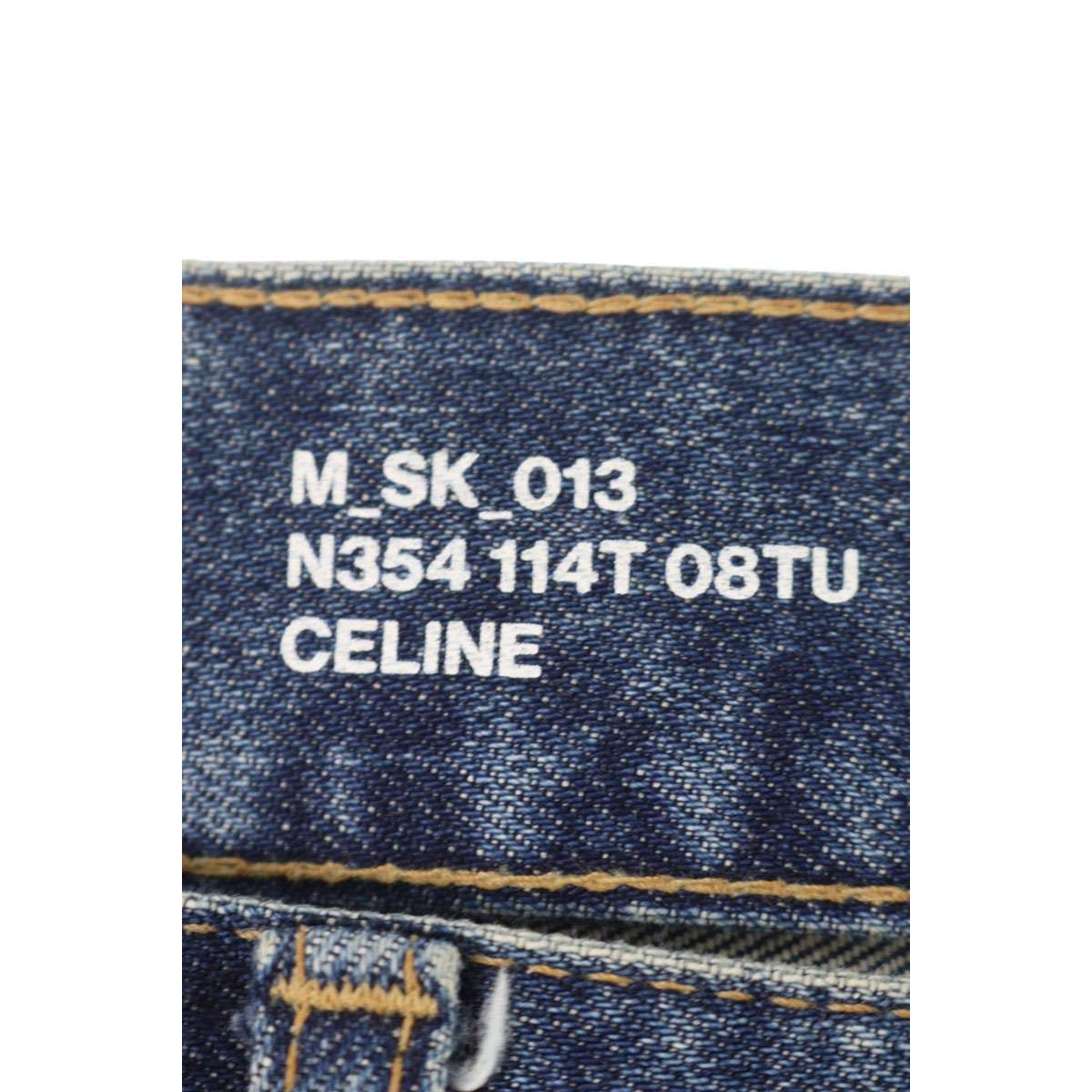 Celine Denim Pants Cotton 32 Indigo — view 3