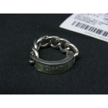 Gucci Chain Ring Silver Mint Green