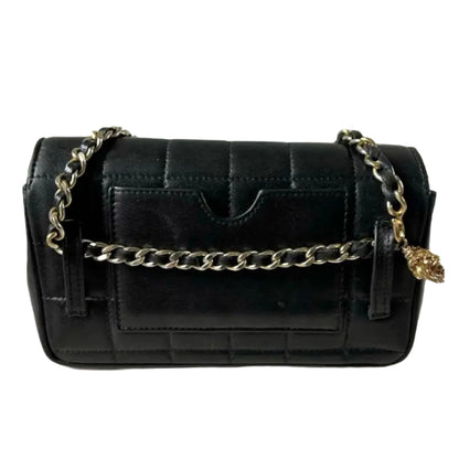 CHANEL 24K Vintage Chocolate Bar Bag Lambskin Leather Quilted Purse