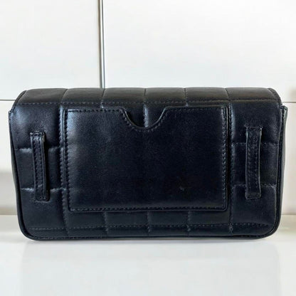 CHANEL 24K Vintage Chocolate Bar Bag Lambskin Leather Quilted Purse