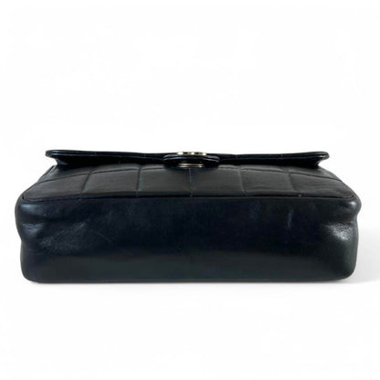 CHANEL 24K Vintage Chocolate Bar Bag Lambskin Leather Quilted Purse