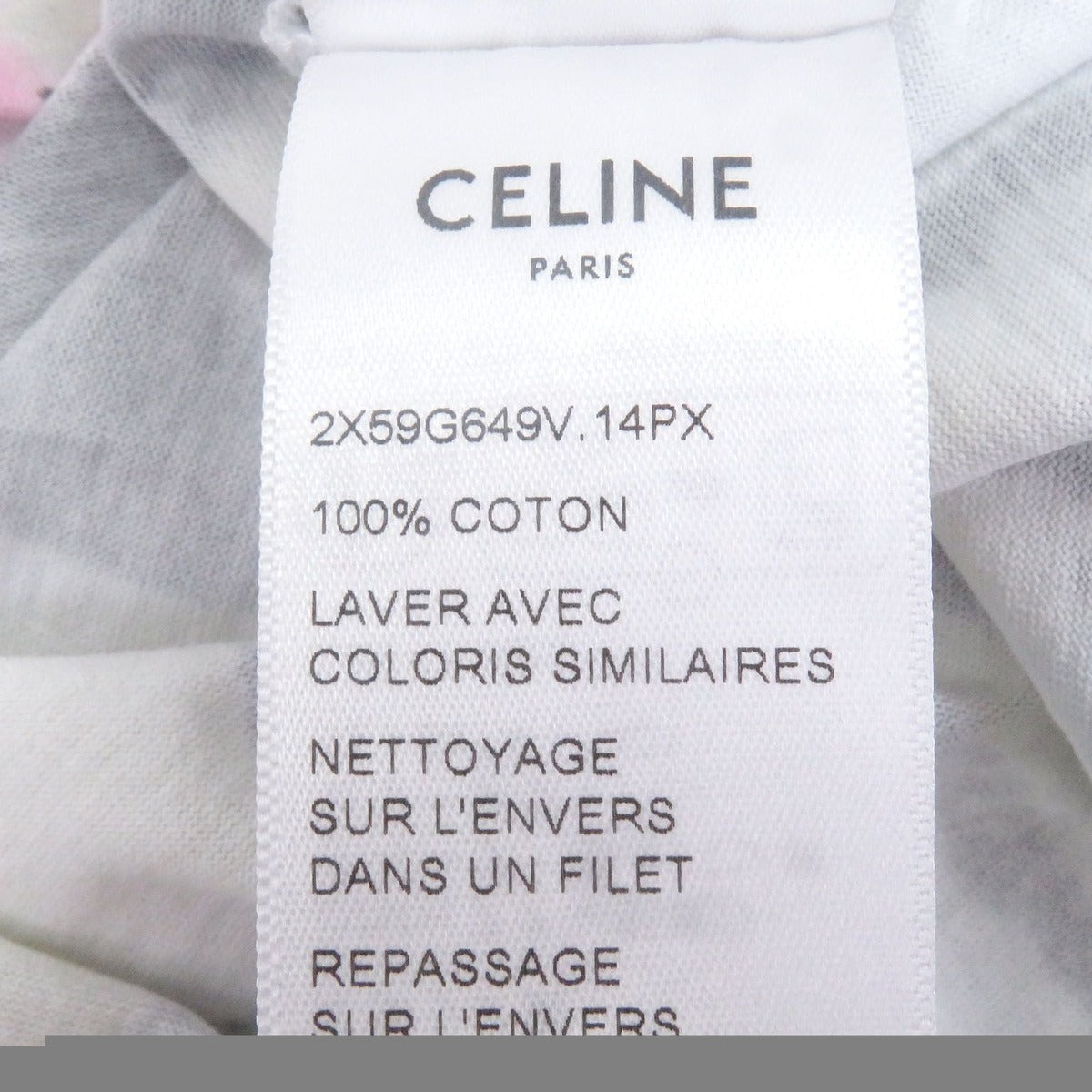 Celine 23 SS 2 X59 G649 V Eddy Period Tie Dye Pattern — view 7