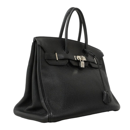 Hermes Handbag Birkin 35 Togo Black Silver — view 2