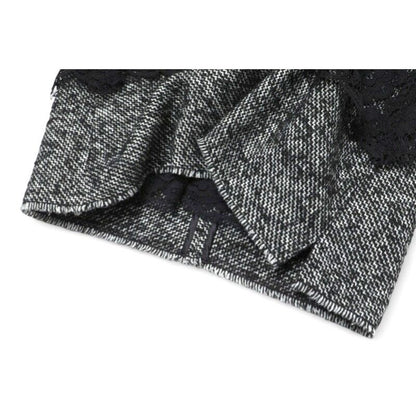 Dolce & Gabbana Dress 38 Lace Tweed Sleeveless Midi Black — view 3