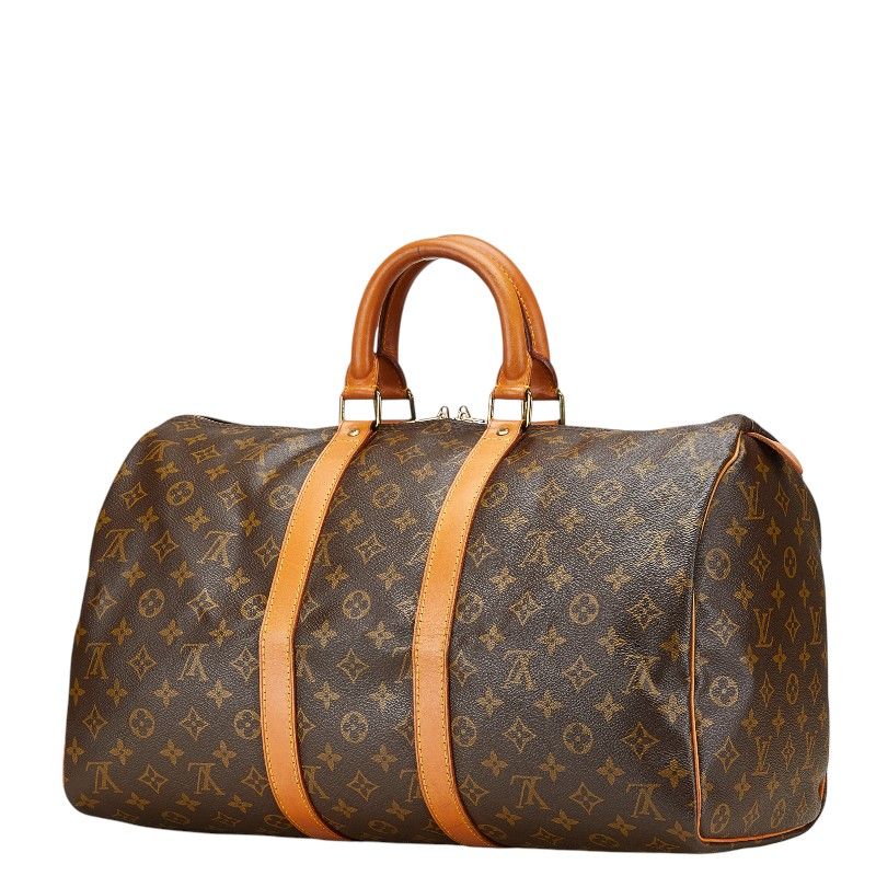 Louis Vuitton Monogram Key Pol Bandouliere 45 Boston Bag Travel Bag Travel Bag