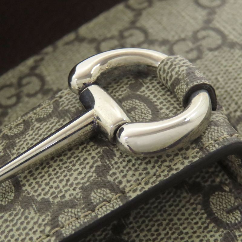 Gucci 774209 Horsebit 2WAY Handbag PVC Ladies