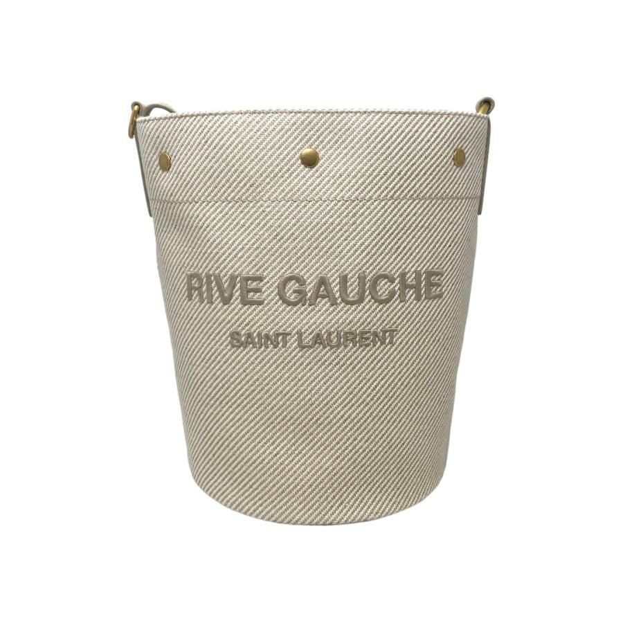 Saint Laurent Shoulder Bag Rive Gauche Bucket Bag 669299faae6 Beige Gold