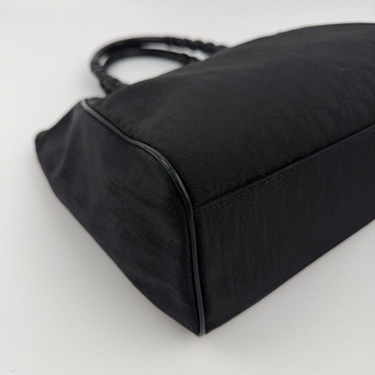 Dior Tote Black Canvas Vintage — view 9