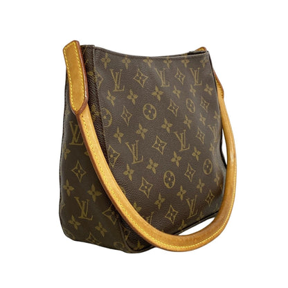 Louis Vuitton Shoulder Bag Monogram Looping MM Brown — view 2