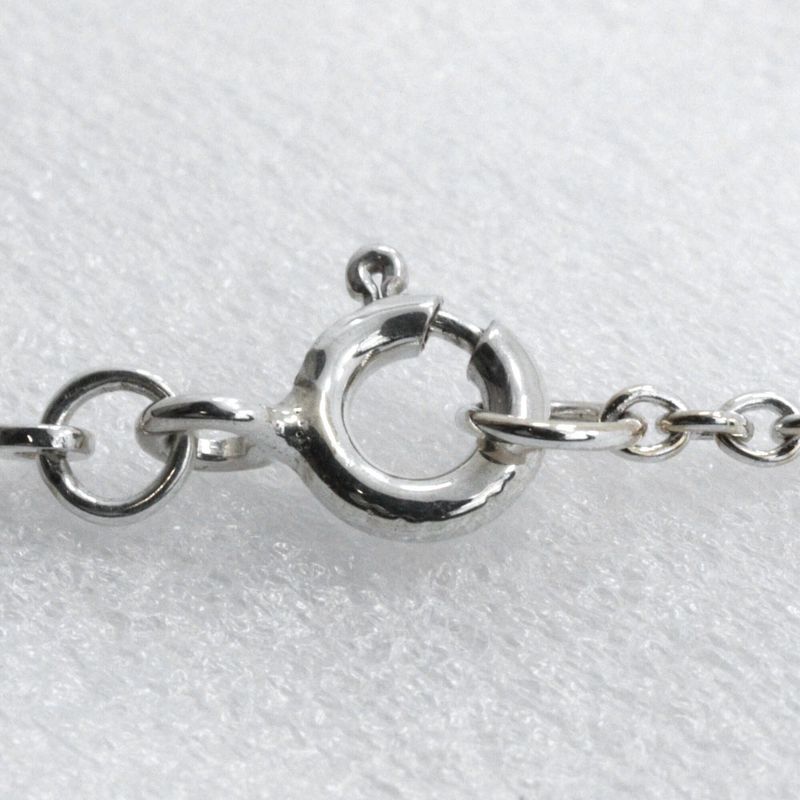 Tiffany & Co Open Heart Elsa Peretti 925 Silver Ladies 4.6g Necklace