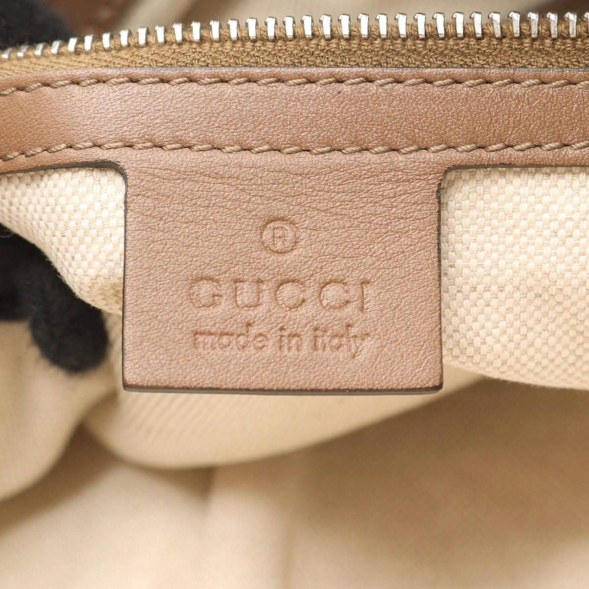 Gucci Shoulder Bag Interlocking Brown Leather — view 4
