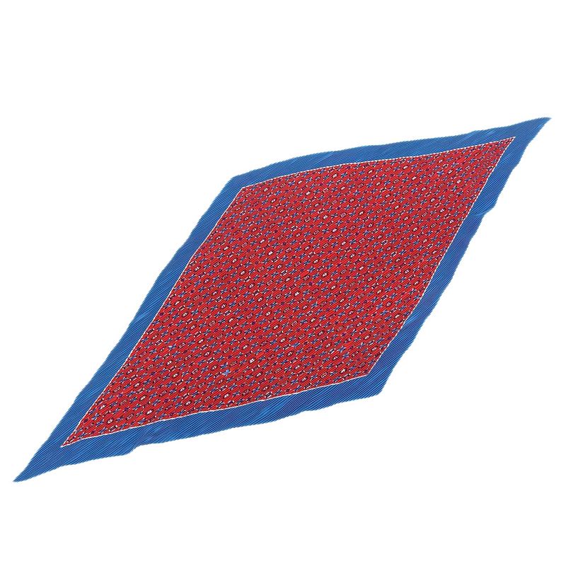 Boxed Super Louis Vuitton Current Tag Monogram Carrée Plissé Angels 100% Silk